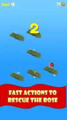 Play Cute Roses Rescue fast tap tap flappy fall games