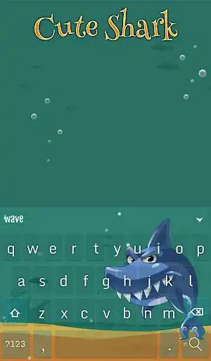 Play Cute Shark Animated Keyboard + Live Wallpaper as an online game Cute Shark Animated Keyboard + Live Wallpaper with UptoPlay
