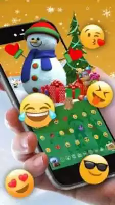 Play Cute Snowman Keyboard Theme
