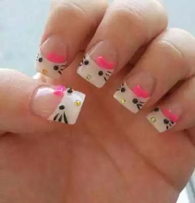 Play Cutest Hello Kitty Nail Art Idea For Cool Girl