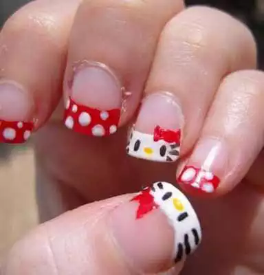 Play Cutest Hello Kitty Nail Art Idea For Cool Girl