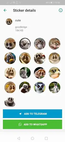 Play Cute stickers WASticker as an online game Cute stickers WASticker with UptoPlay