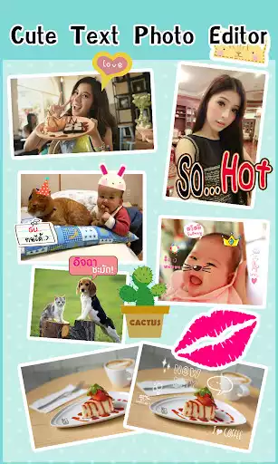 Play Cute Text Photo Editor  and enjoy Cute Text Photo Editor with UptoPlay