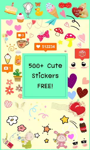 Play Cute Text Photo Editor as an online game Cute Text Photo Editor with UptoPlay