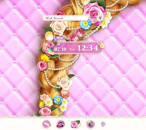 Play Cute Theme-Flowery Princess-  and enjoy Cute Theme-Flowery Princess- with UptoPlay