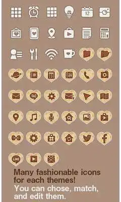 Play Cute Theme-Heart Latte- Play Cute Theme-Heart Latte-