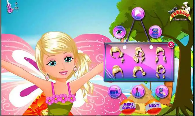 Play cute thumbelina girl