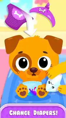 Play Cute  Tiny Baby Care - My Pet Kitty, Bunny, Puppy