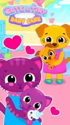 Play Cute  Tiny Baby Care - My Pet Kitty, Bunny, Puppy