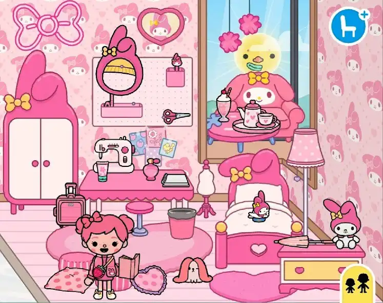 Play Cute Toca Boca House Ideas as an online game Cute Toca Boca House Ideas with UptoPlay