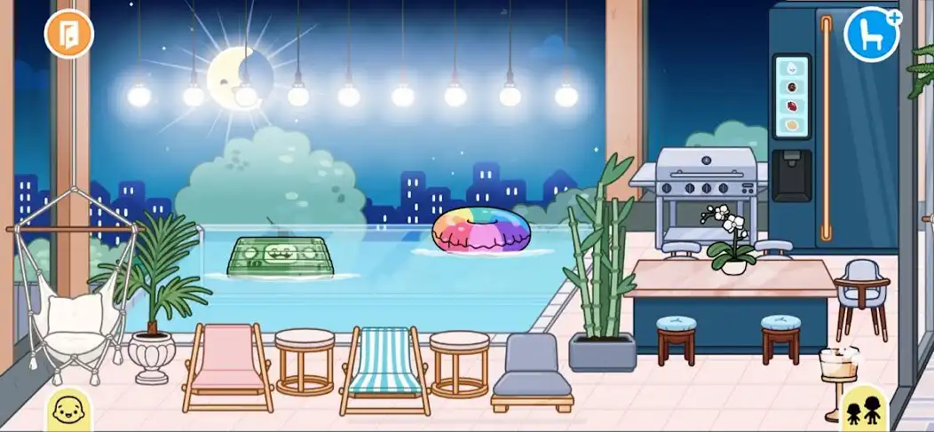 Play Cute Toca Boca Pool Ideas as an online game Cute Toca Boca Pool Ideas with UptoPlay