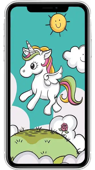 Play Cute Unicorn Wallpaper as an online game Cute Unicorn Wallpaper with UptoPlay