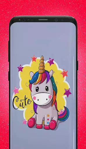 Play Cute Unicorn Wallpapers - Kawaii backgrounds as an online game Cute Unicorn Wallpapers - Kawaii backgrounds with UptoPlay