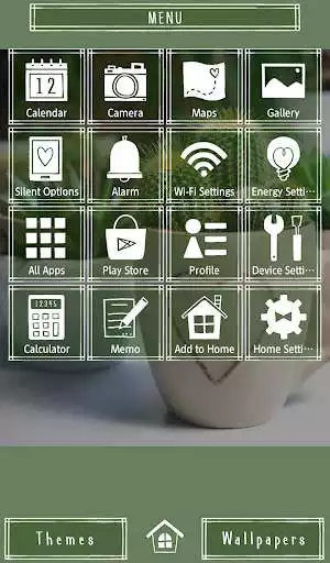 Play Cute Wallpaper Cacti Heart Theme