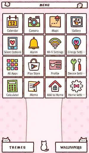 Play APK Cute Wallpaper Cat Paw Theme  and enjoy Cute Wallpaper Cat Paw Theme with UptoPlay jp.co.a_tm.android.plus_nekochan_no_nikukyu
