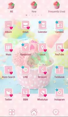 Play Cute Wallpaper Colorful Ice Cream Theme