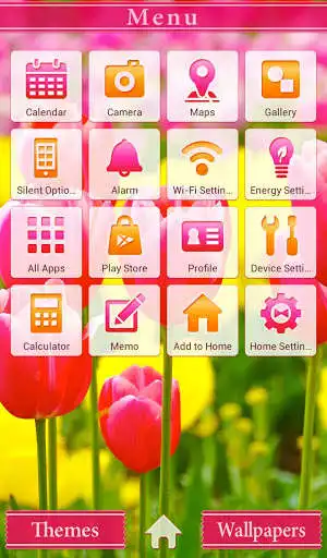 Play APK Cute Wallpaper Colorful Tulip Theme  and enjoy Cute Wallpaper Colorful Tulip Theme with UptoPlay jp.co.a_tm.android.plus_colorfulna_churip