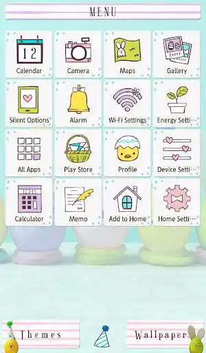 Play APK Cute Wallpaper Easter Party Theme  and enjoy Cute Wallpaper Easter Party Theme with UptoPlay jp.co.a_tm.android.plus_easter_party