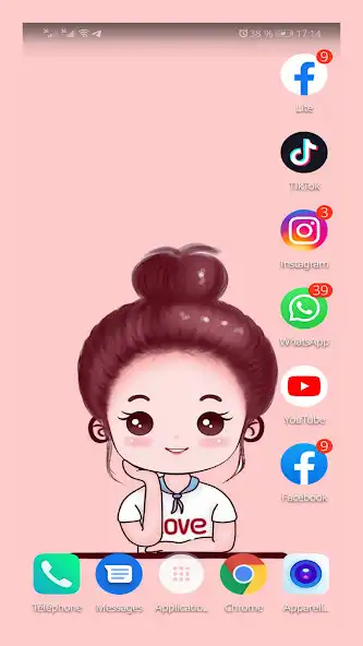 Play Cute Wallpaper For Girls 4K as an online game Cute Wallpaper For Girls 4K with UptoPlay