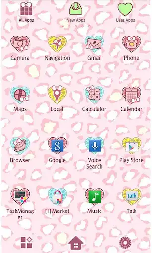 Play APK Cute Wallpaper Leopard Candy  and enjoy Cute Wallpaper Leopard Candy with UptoPlay jp.co.a_tm.android.plus_milkycolor_leopard
