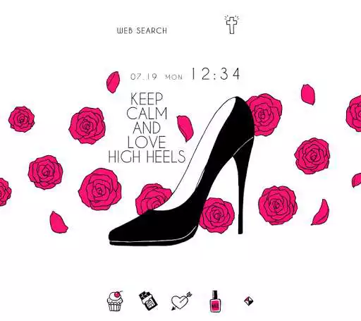 Play APK Cute Wallpaper Love High Heels Theme  and enjoy Cute Wallpaper Love High Heels Theme with UptoPlay jp.co.a_tm.android.plus_love_high_heels