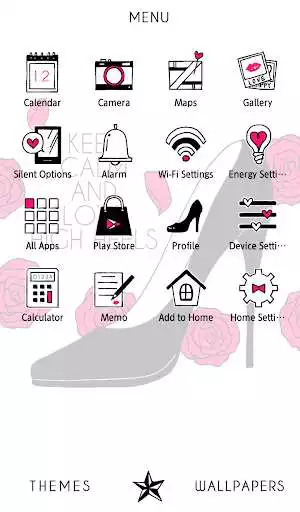 Play APK Cute Wallpaper Love High Heels Theme  and enjoy Cute Wallpaper Love High Heels Theme with UptoPlay jp.co.a_tm.android.plus_love_high_heels