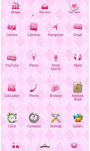Play Cute Wallpaper Pink Argyle