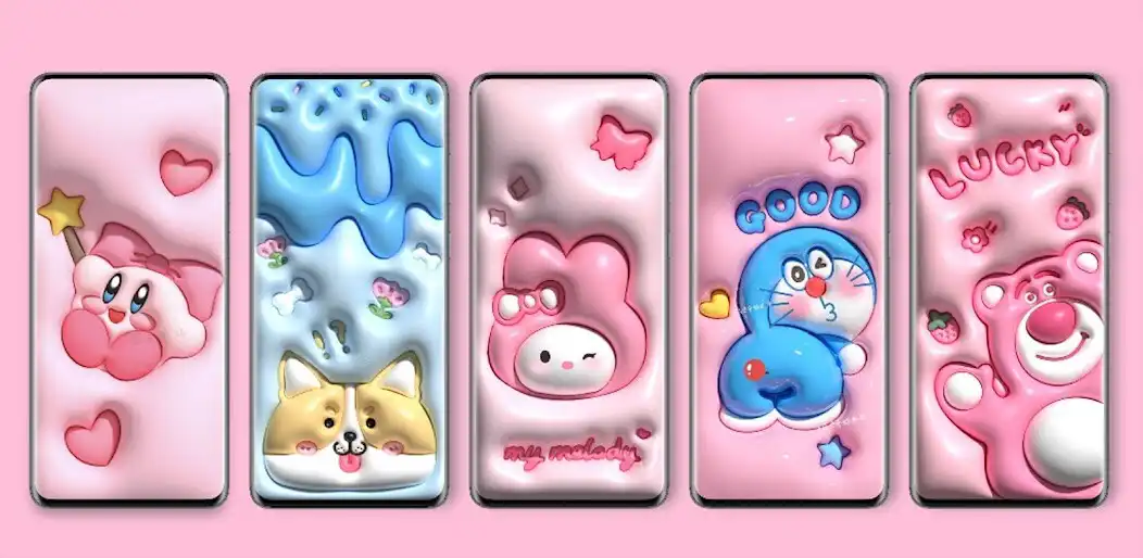 Play Cute Wallpapers 3D Puffy  and enjoy Cute Wallpapers 3D Puffy with UptoPlay