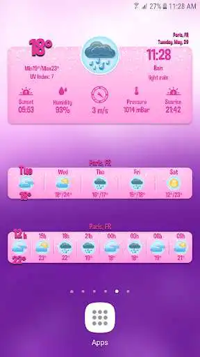 Play APK Cute Weather Widget Pack  and enjoy Cute Weather Widget Pack with UptoPlay com.tpc.cute.weather.widget.pack