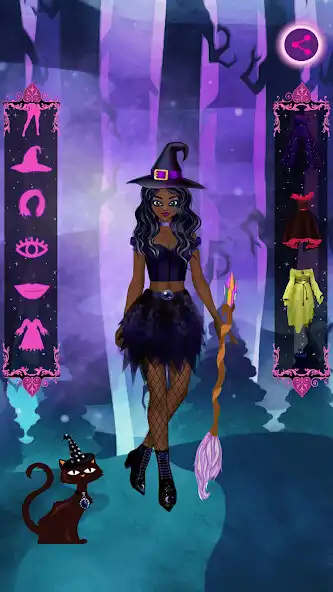 Play Cute witches as an online game Cute witches with UptoPlay