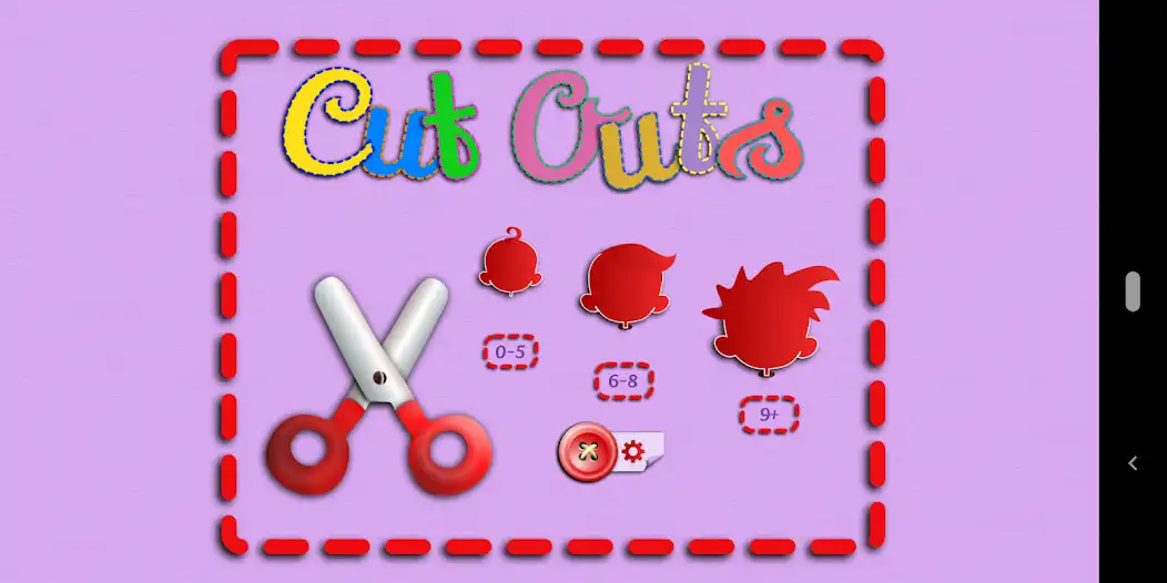 Play Cut Outs - Kids have fun improving motor skills  and enjoy Cut Outs - Kids have fun improving motor skills with UptoPlay