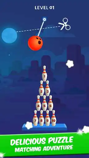 Play Cut Rope Bowling  and enjoy Cut Rope Bowling with UptoPlay