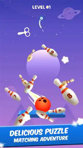 Play Cut Rope Bowling as an online game Cut Rope Bowling with UptoPlay