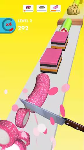 Play Cut the Crazy Candy - Sweets Slice as an online game Cut the Crazy Candy - Sweets Slice with UptoPlay