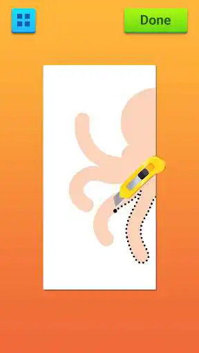 Play Cut the Paper! as an online game Cut the Paper! with UptoPlay