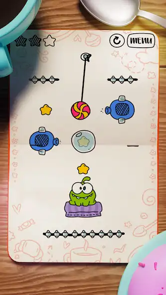 Cut the Rope Doodle online game with UptoPlay