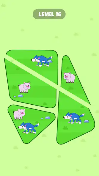 Play Cut To Save - Land Cut Rescue as an online game Cut To Save - Land Cut Rescue with UptoPlay