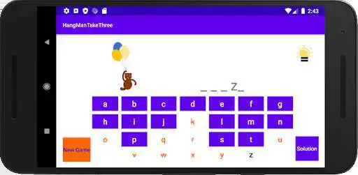 Play CVD Accessible Child Friendly Hangman as an online game CVD Accessible Child Friendly Hangman with UptoPlay
