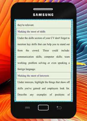 Play CV Formatting Tips