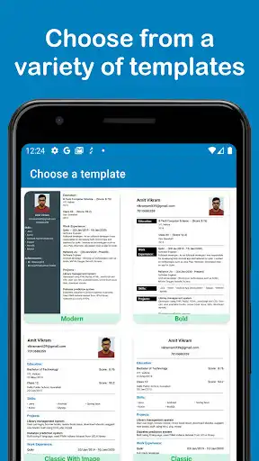 Play CV Maker : Pdf Resume Builder as an online game CV Maker : Pdf Resume Builder with UptoPlay