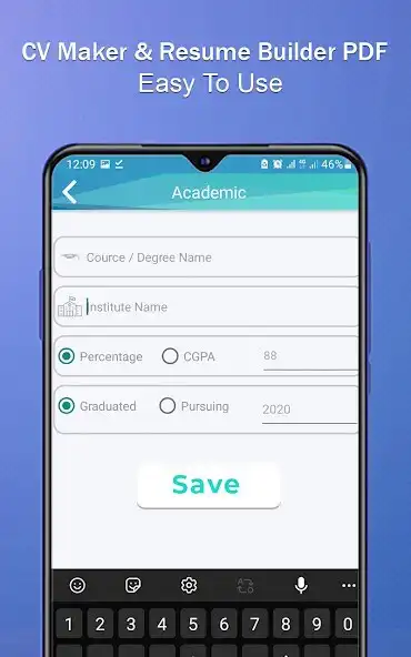 Play CV Maker - Resume Builder PDF as an online game CV Maker - Resume Builder PDF with UptoPlay