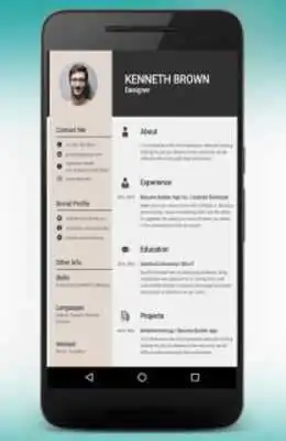 Play CV Maker Resume Builder PDF Template Format Editor