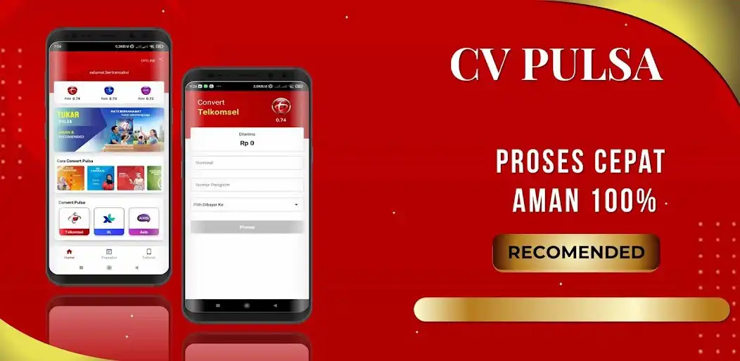 Play Cvpulsa - Convert Pulsa  and enjoy Cvpulsa - Convert Pulsa with UptoPlay