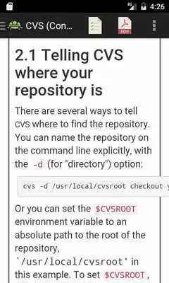 Play CVS (Version Control) Manual