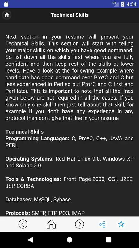 Play CV Writing App