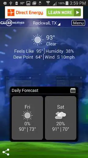 Play CW33 Dallas Texas Weather  and enjoy CW33 Dallas Texas Weather with UptoPlay