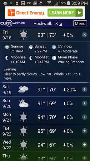Play CW33 Dallas Texas Weather as an online game CW33 Dallas Texas Weather with UptoPlay