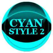 Free play online Cyan Icon Pack Style 2 ✨Free✨ APK