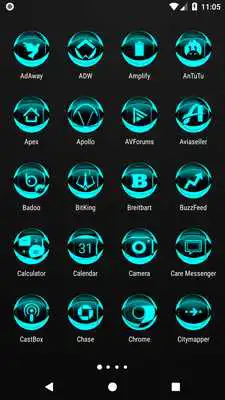 Play Cyan Icon Pack Style 2 ✨Free✨