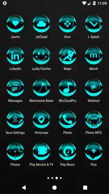 Play Cyan Icon Pack Style 2 ✨Free✨